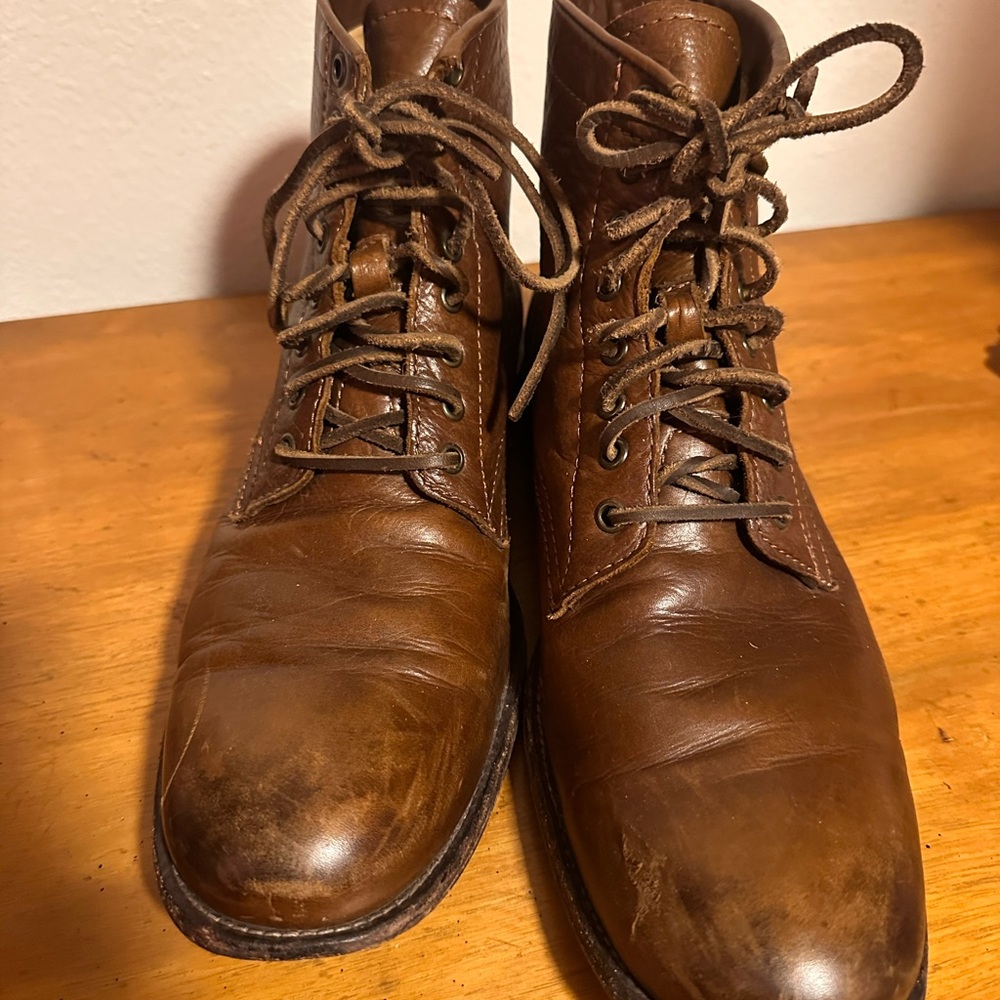 Frye Men's Rich Brown Leather Boots